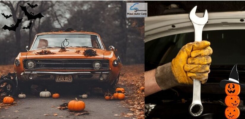Halloween car preparation