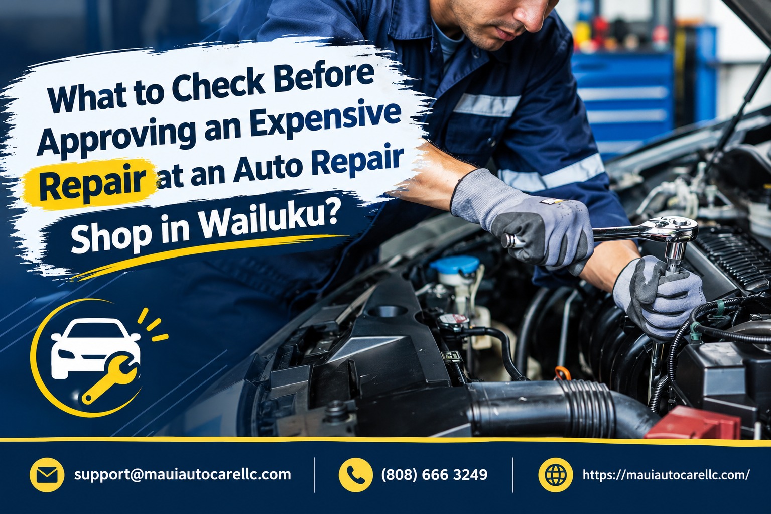 auto repair shop in Wailuku